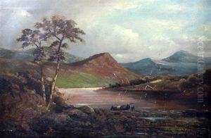 Figures In Scottish Landscapes (pair)