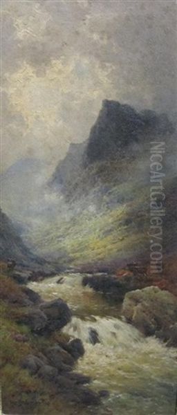 Evening On A Perthshire River, In The West Highlands - view 1