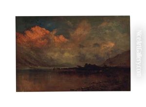 Kilchurn Castle, Lock Awe by Alfred Fontville de Breanski Jr