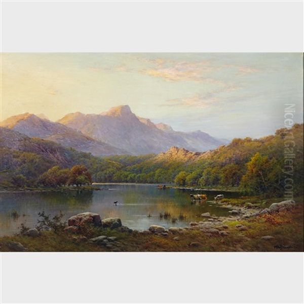Evening Rydal Water - view 1