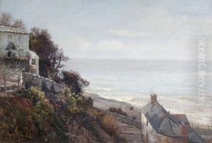 The Streets Of Clovelly by Alfred Fontville de Breanski Jr