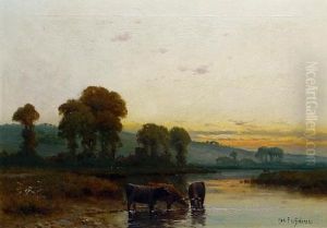 At Bury On The Arun by Alfred Fontville de Breanski Jr