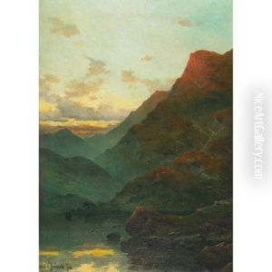 Blen Farm, N.b. by Alfred Fontville de Breanski Jr