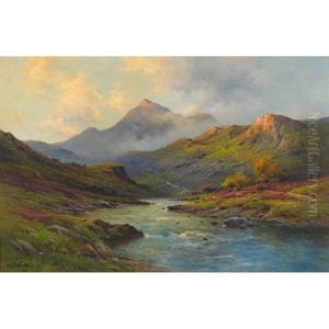 Evening On The West Highlands by Alfred Fontville de Breanski Jr