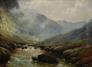 Highland Landscape by Alfred Fontville de Breanski Jr