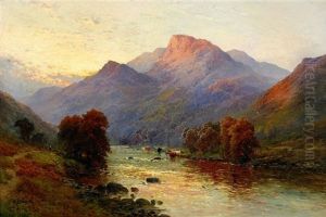 The Slopes Of Ben Venue by Alfred Fontville de Breanski Jr