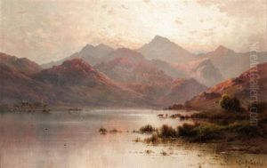 Highland Landscape by Alfred Fontville de Breanski Jr