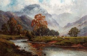Easedale, Cumberland by Alfred Fontville de Breanski Jr