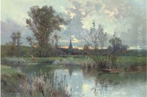 Evening On The River Churn (+ The Village Pond, Burnham; Pair)