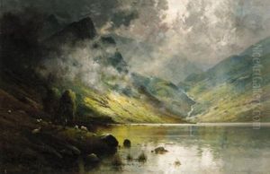 The Banks Of Loch Etive by Alfred Fontville de Breanski Jr
