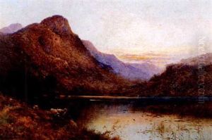 Evening, Buttermere by Alfred Fontville de Breanski Jr