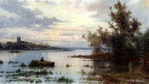 Evening, Christchurch by Alfred Fontville de Breanski Jr