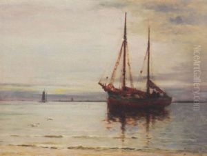 Dawn by Alfred Fontville de Breanski Jr