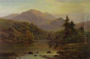 A View Of The Trossachs, Loch Katrine And Ben Venue
