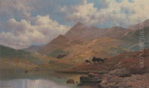 Head Of Loch Lomond by Alfred Fontville de Breanski Jr
