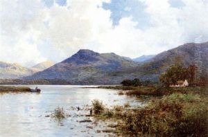 A View Of The Hills Of Killarney, Ireland by Alfred Fontville de Breanski Jr