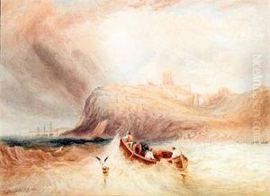 Evening Near Basingstoke, Hampshire by Alfred Fontville de Breanski Jr