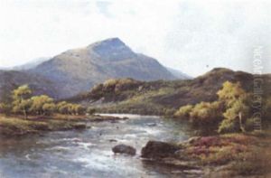 Ben Ledi From The River Teith At Callander, Perthshire Ben Ledi From The River Teith At Callander, Perthshire