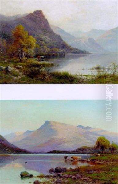 Early Morning, Lodore, Derwent Water - view 1