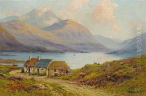 At The Head Of Loch Etive by Alfred Fontville de Breanski Jr