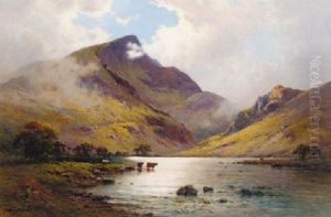 Llyn Ogwen, North Wales by Alfred Fontville de Breanski Jr
