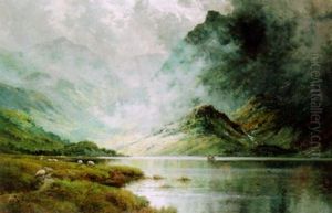 On Loch Etive by Alfred Fontville de Breanski Jr