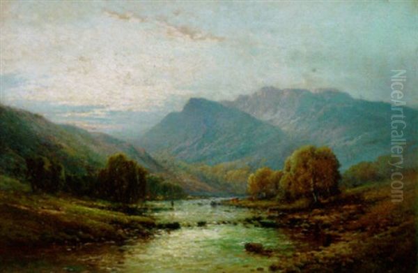 Early Morning In A Highland Valley - view 1