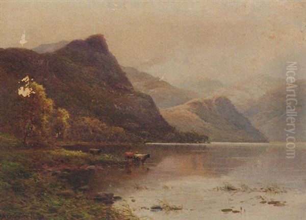 Early Morning, Lodore, Derwentwater - view 1