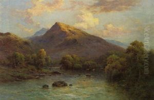 Moel Slabod From The Llugwy River, North Wales