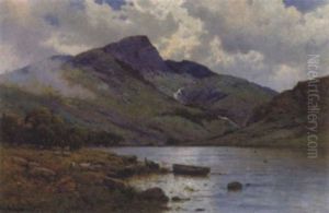 Llyn Ogwen And Y-garn, North Wales by Alfred Fontville de Breanski Jr