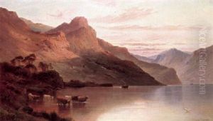 Highland Scene At Sunrise