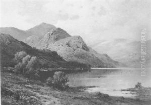 September Morning Loch Katrine by Alfred Fontville de Breanski Jr