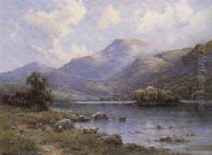 Spring Morning, Loch Tay And Ben Lawers by Alfred Fontville de Breanski Jr