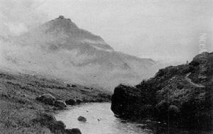 Tavy Cleeve, Dartmoor by Alfred Fontville de Breanski Jr