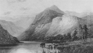 The Trossachs by Alfred Fontville de Breanski Jr