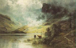 On Loch Etive by Alfred Fontville de Breanski Jr