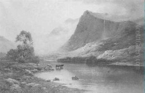 Morning Mists, The Slopes Of Ben Venue by Alfred Fontville de Breanski Jr