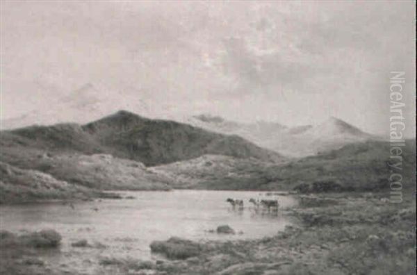 Llyn Glas And The Glyders, North Wales - view 1