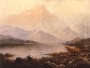 Evening Near Taunuilt by Alfred Fontville de Breanski Jr