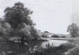 A Bend Of The Avon Near Salisbury