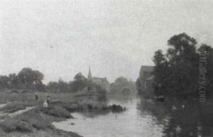 Abingdon On Thames by Alfred Fontville de Breanski Jr