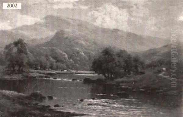 In The Lledr Valley N. Wales - view 1