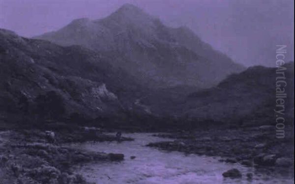 Evening In A Highland Valley - view 1
