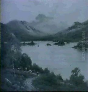 Loch Awe And Ben Lui by Alfred Fontville de Breanski Jr