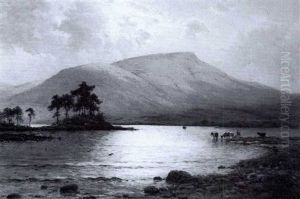 Early Evening, Grasmere, Westmorland by Alfred Fontville de Breanski Jr