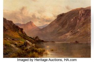 The Head Of Loch Awe, Scotland by Alfred de Breanski Sr
