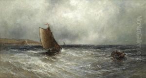 Squally Weather, Mounts Bay by Gustave de Breanski