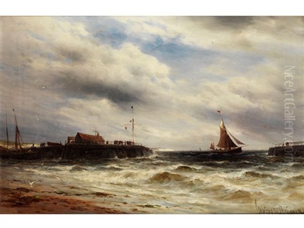 Kustenstuck Mit Schiff - view 1