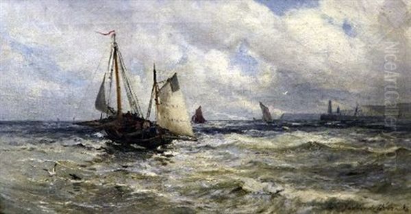 Fishing Boats Off The Coast - view 1