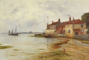 Aldea De Pescadores by Gustave de Breanski